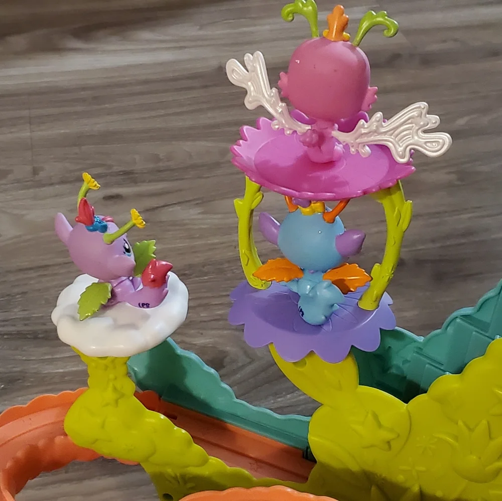 Littlest Pet Shop Fairies Fairy Fun Rollercoaster‎ Playset lot bundle